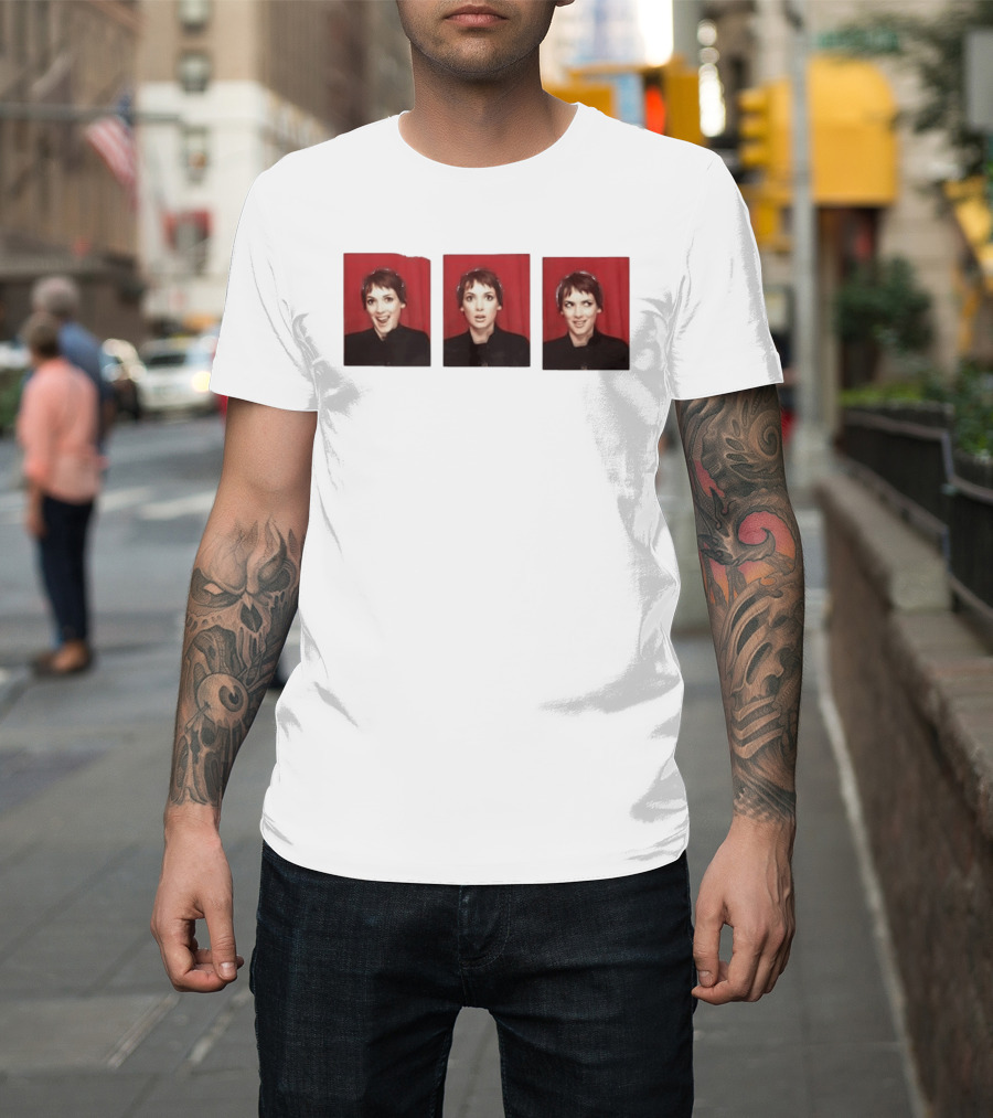 Winona Ryder 90s Photo Booth Strip Nostalgia Actress Vintage Aesthetic T-Shirt