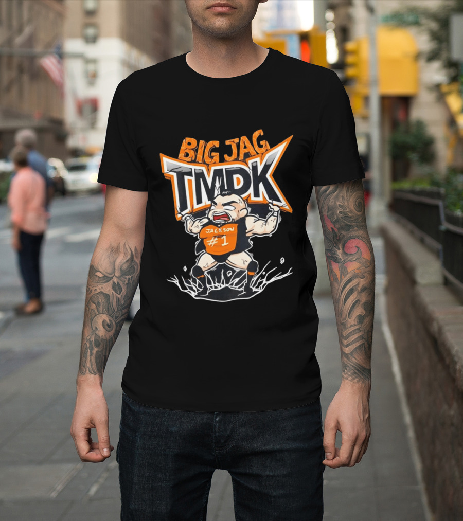 Big Jag TMDK Cartoon Wrestler Jackson #1 T-Shirt