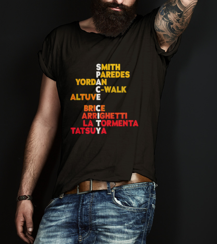 Houston Baseball 2026 Space City Names Smith Yordan Altuve T-Shirt