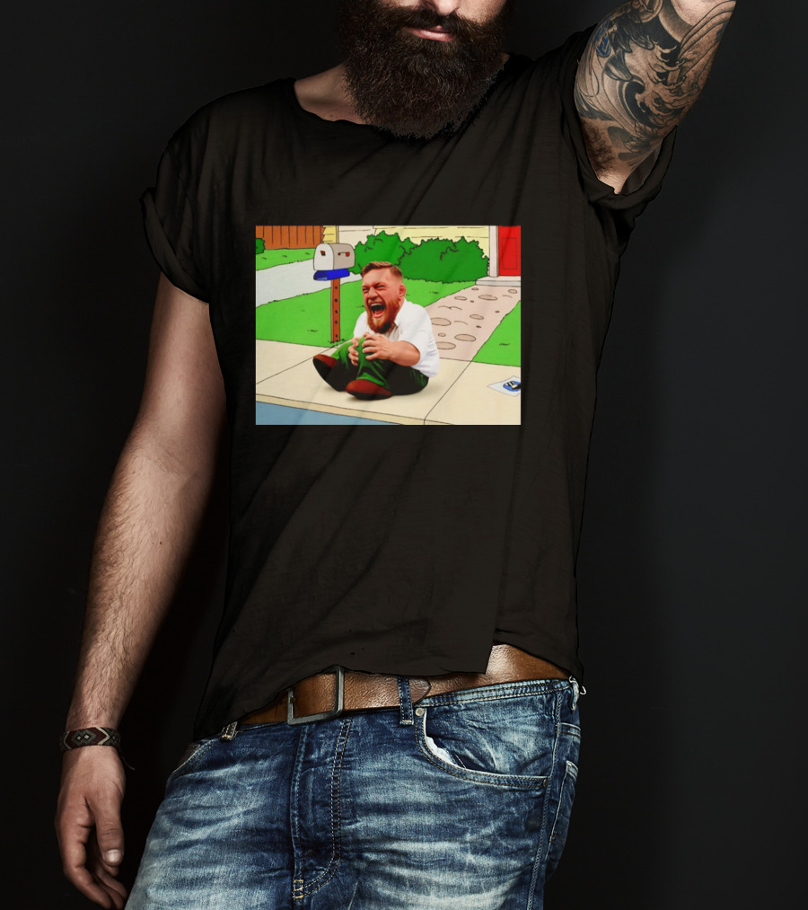 Family Guy Conor McGregor Laughing Curb Scene T-Shirt