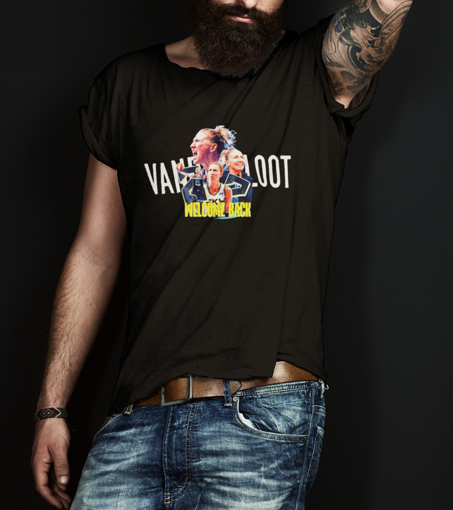 Courtney Vandersloot No 22 Chicago Sky Welcome Back Vandersloot T-Shirt
