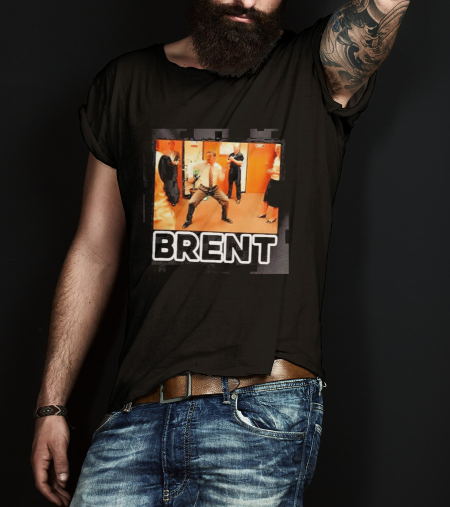 David Brent Iconic Dance Scene From The Office UK Series T-Shirt
