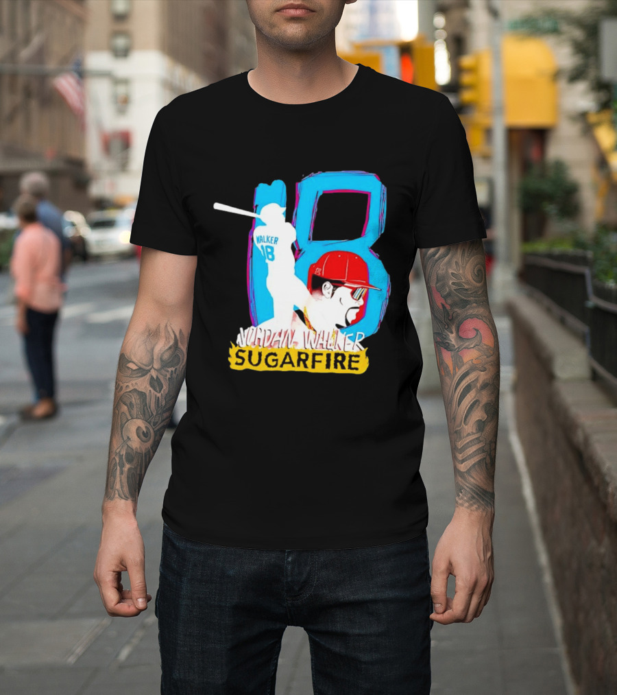 Jordan Walker Sugarfire St. Louis Cardinals Home Run Derby Champ 18 Baseball T-Shirt