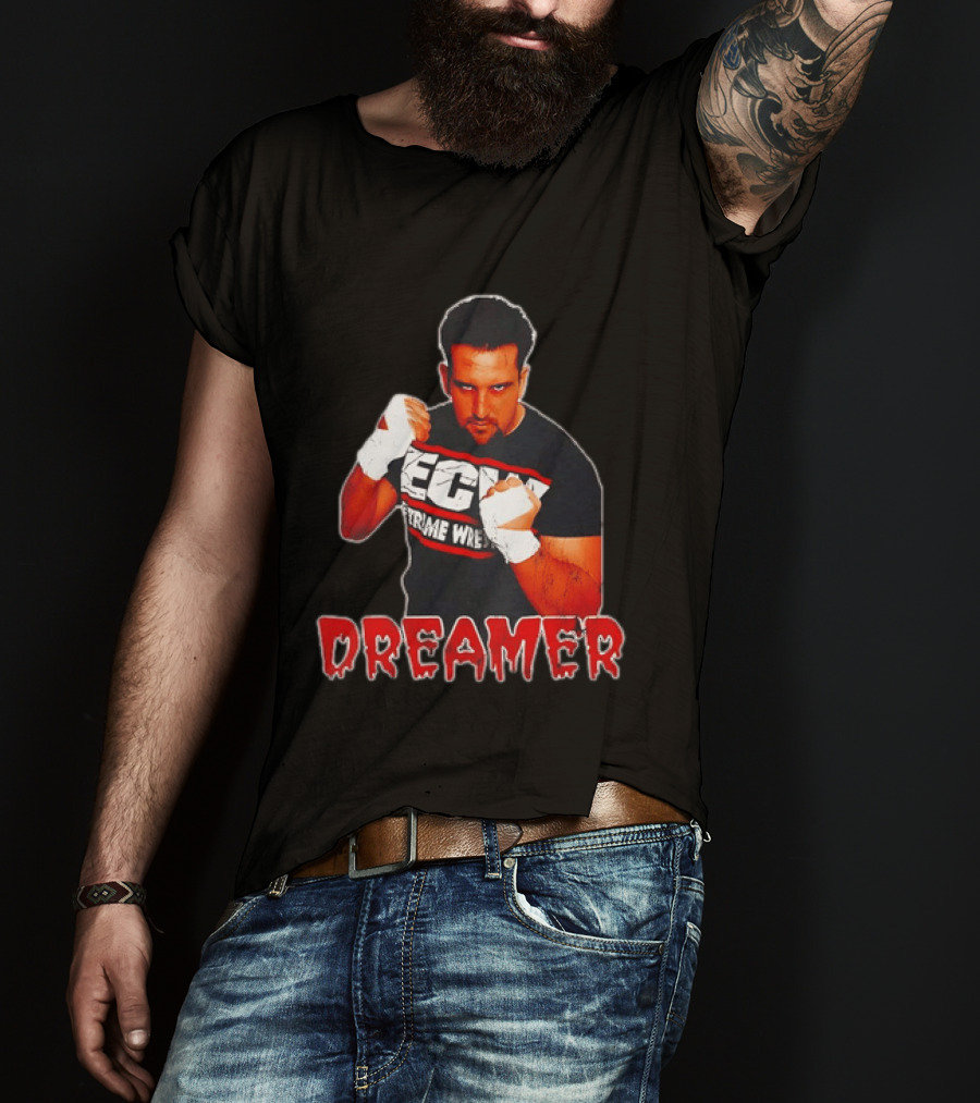ECW Extreme Wrestling Tommy Dreamer Fighting T-Shirt