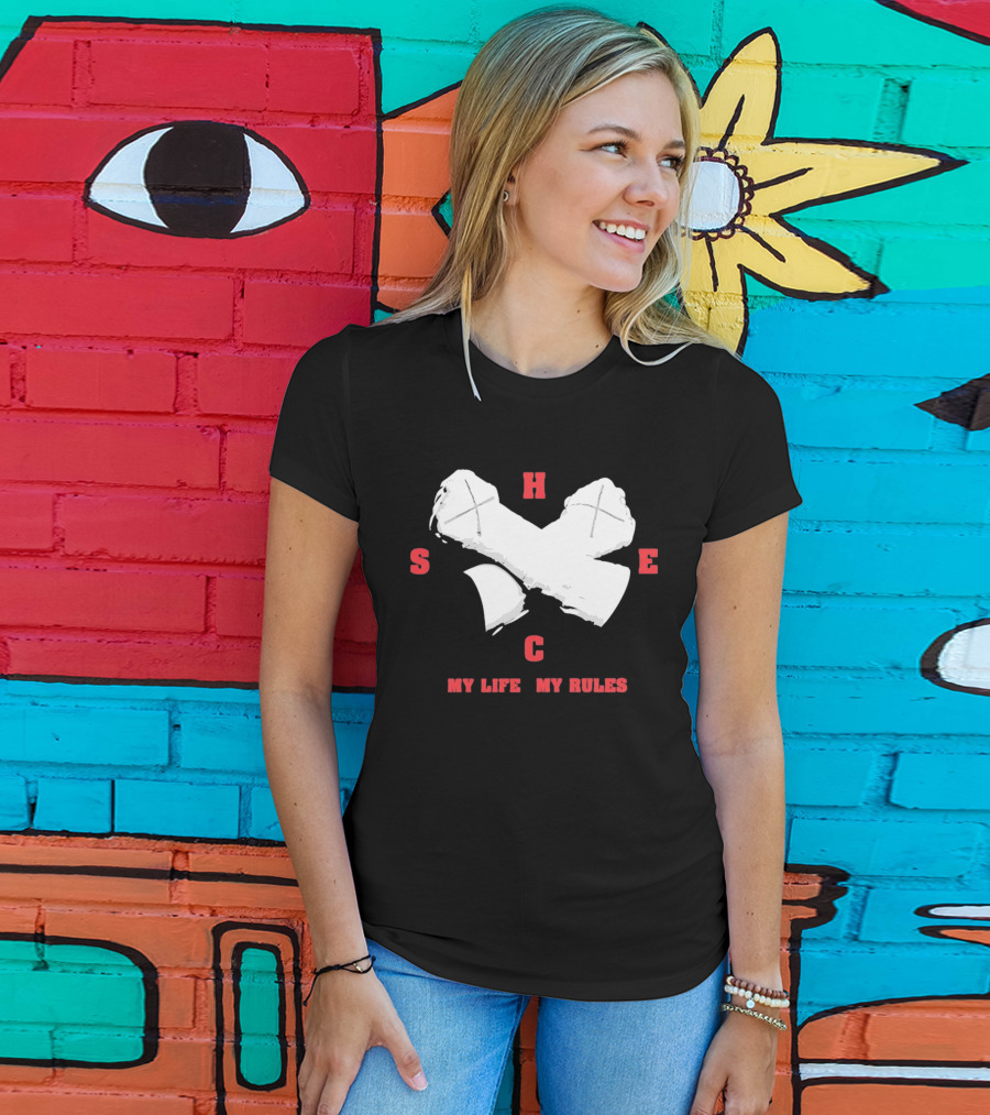 HSEC Crossed Axes My Life My Rules T-Shirt