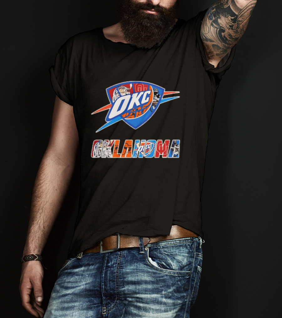 Oklahoma OKC Thunder Sooners Oilers Sports Fan Gear T-Shirt