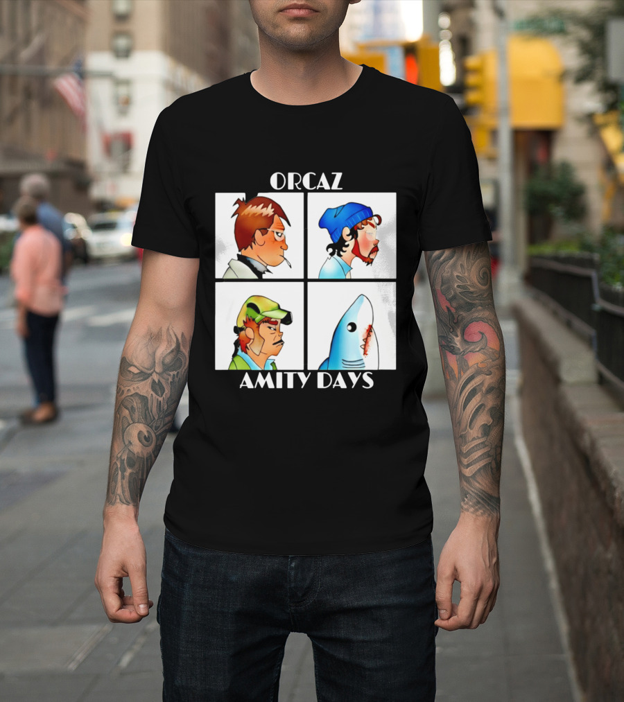 Orcaz Amity Days Demon Days Jaws T-Shirt