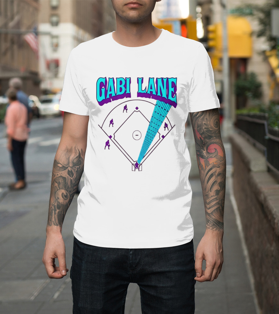 Gabi Lane Home Run Baseball Diamond T-Shirt