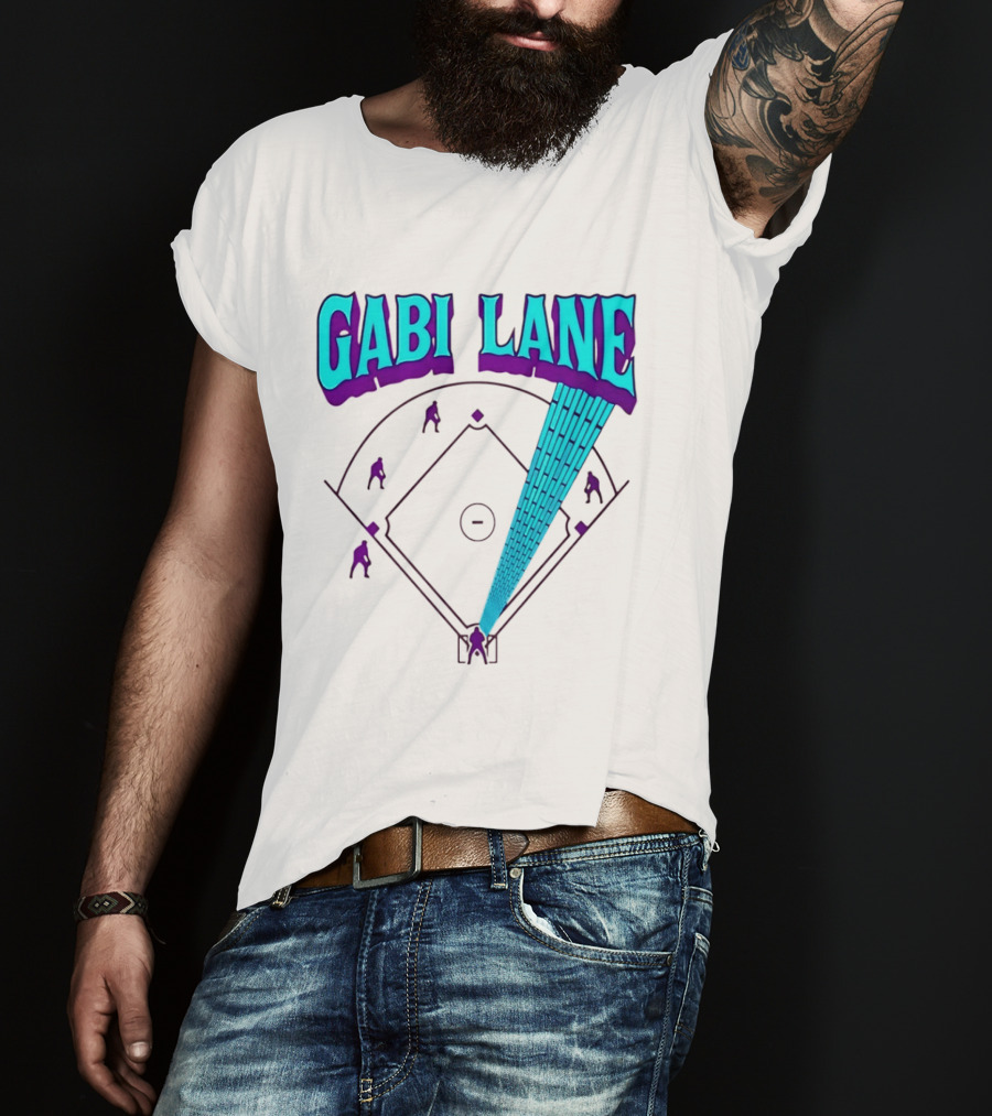Gabi Lane Home Run Baseball Diamond T-Shirt