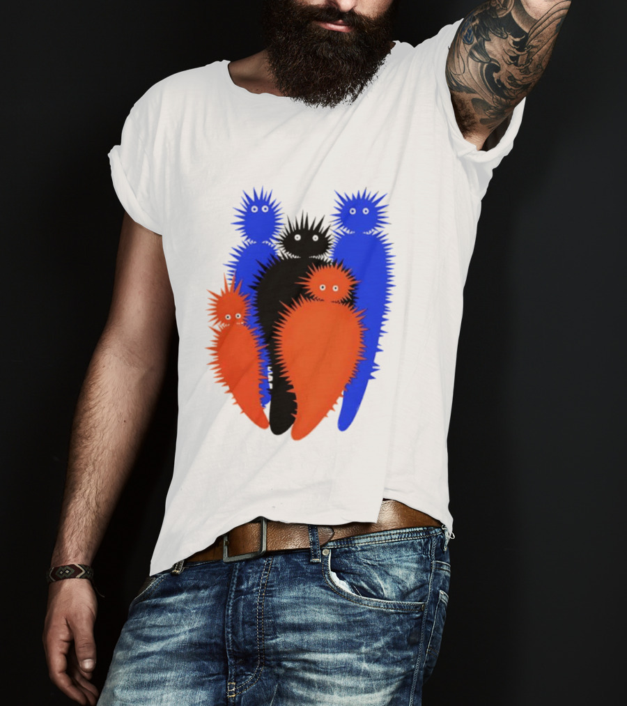 Hollerbaum And Schmidt Julius Klinger 1909 Spiky Colorful Creatures T-Shirt
