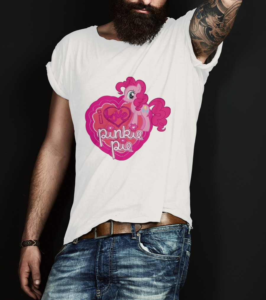 I Love Pinkie Pie My Little Pony Friendship Magic Fan Favorite T-Shirt
