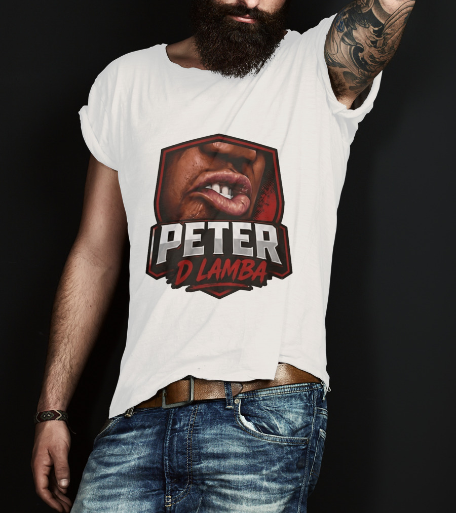 Peter D Lamba Nigerian Politics Satire Streetwear Bold Expression T-Shirt