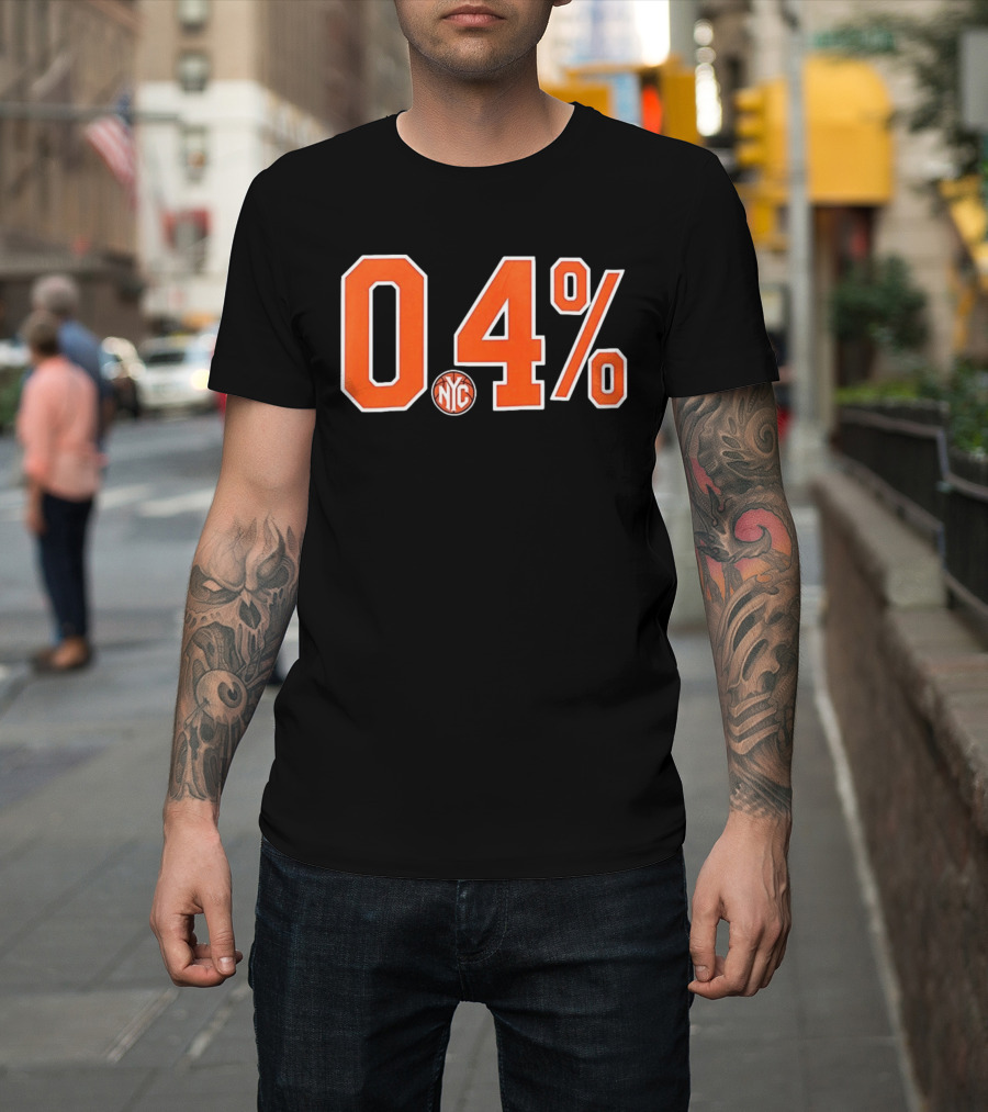 0.4 Percent NYC New York Knicks NBA T-Shirt