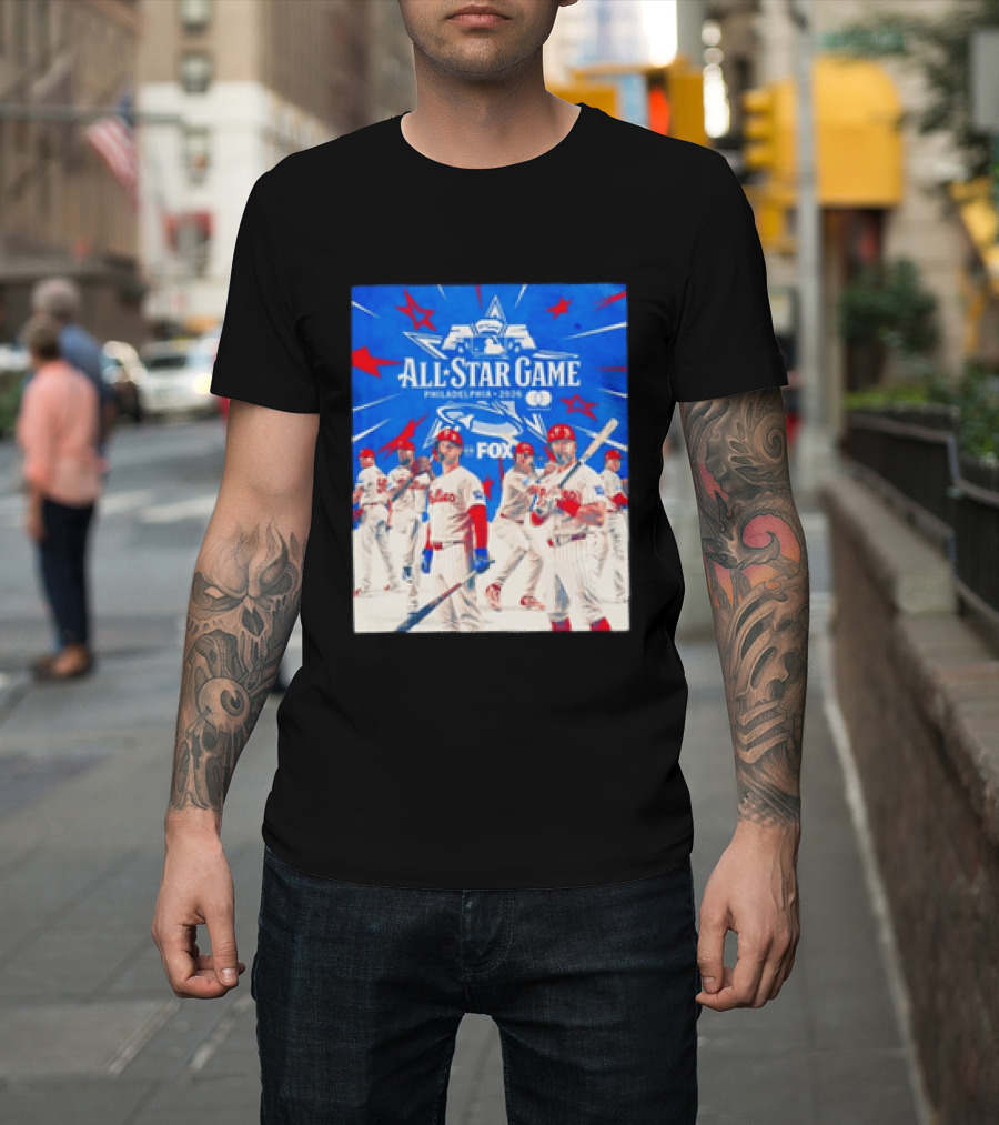 2026 All Star Game Philadelphia Phillies Major League Baseball FOX T-Shirt
