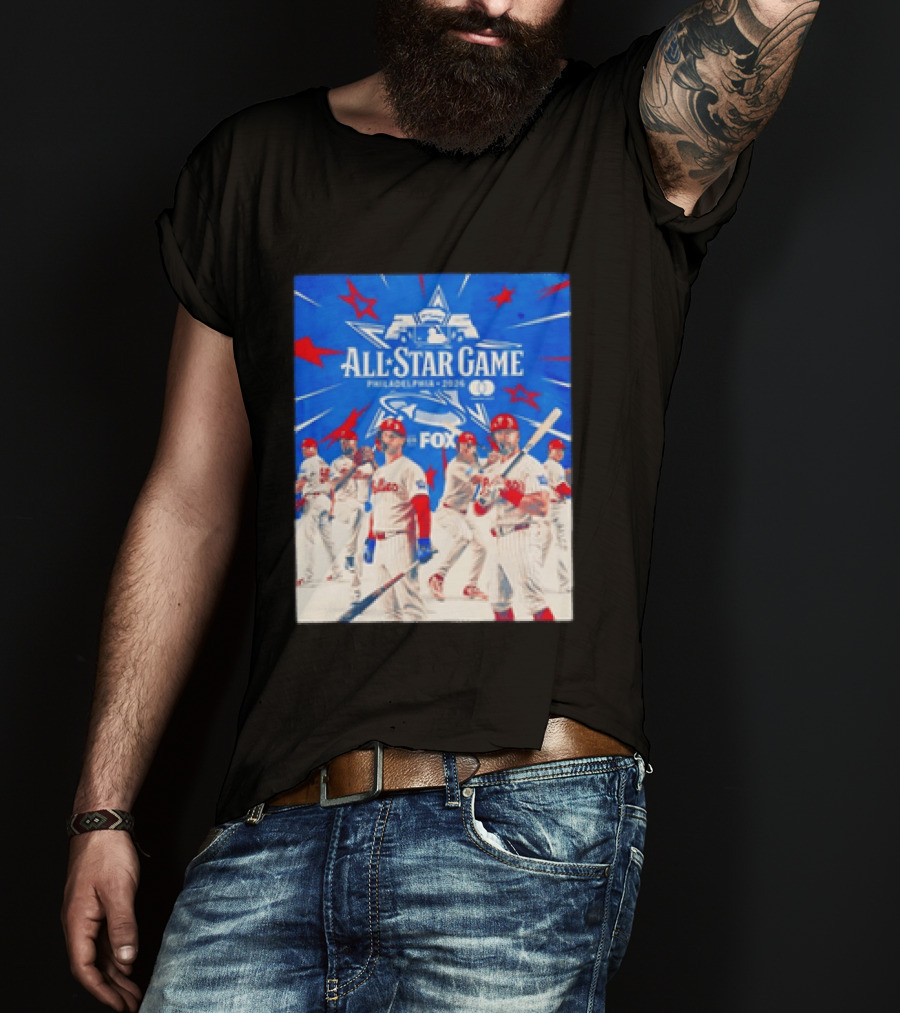 2026 All Star Game Philadelphia Phillies Major League Baseball FOX T-Shirt