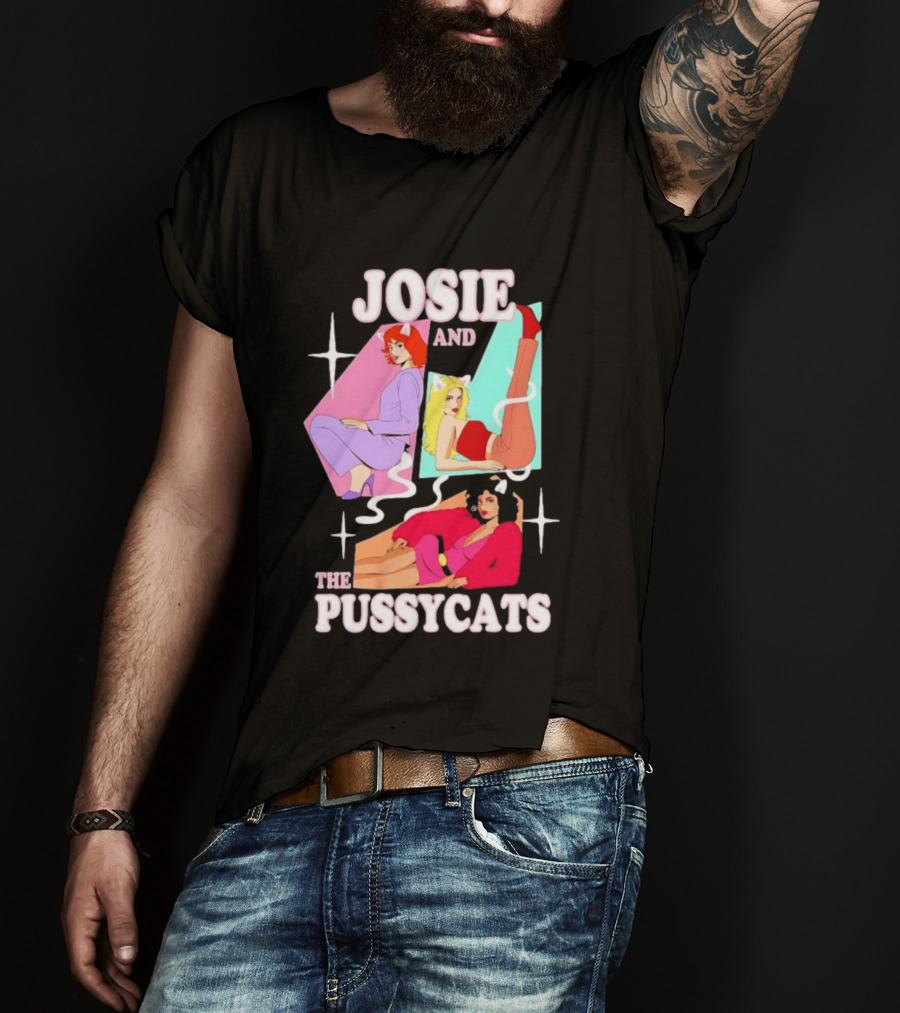 Josie And The Pussycats Valerie Brown Melody Valentine Vintage Cartoon Fashion T-Shirt