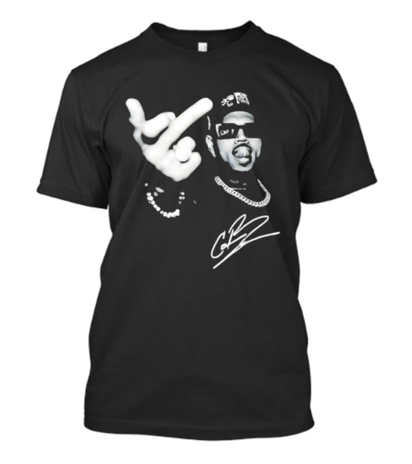 Chris Brown Middle Finger CB Signature T-Shirt