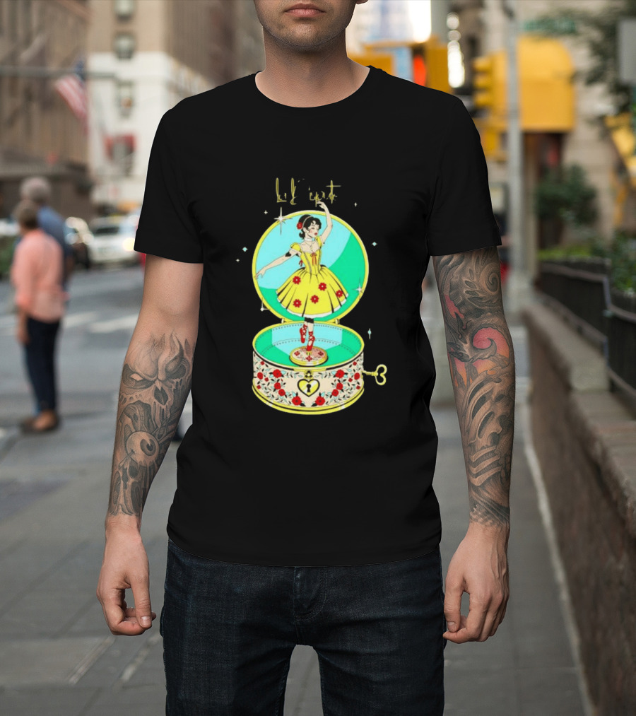 La Dispute Such Small Hands Ballerina Music Box Vintage Style Yellow Dress Flowers T-Shirt