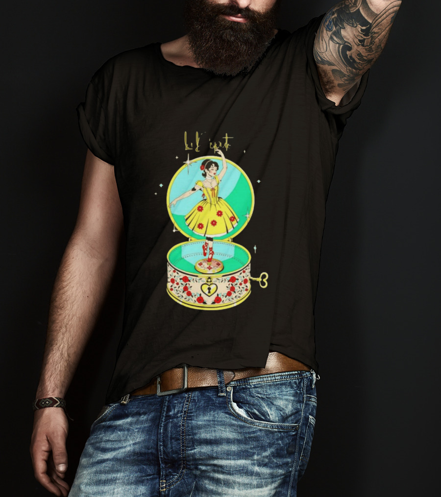 La Dispute Such Small Hands Ballerina Music Box Vintage Style Yellow Dress Flowers T-Shirt