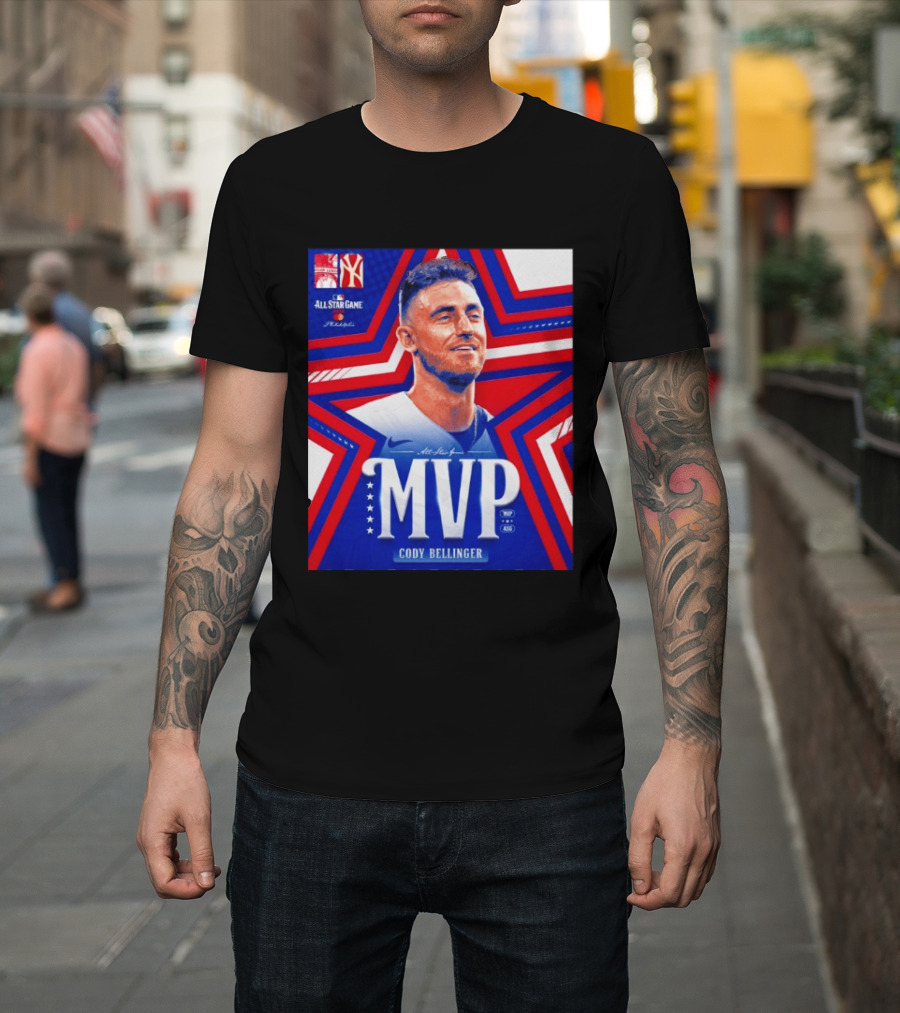 Cody Bellinger MVP 2026 MLB All Star Game Philadelphia Yankees Stars T-Shirt