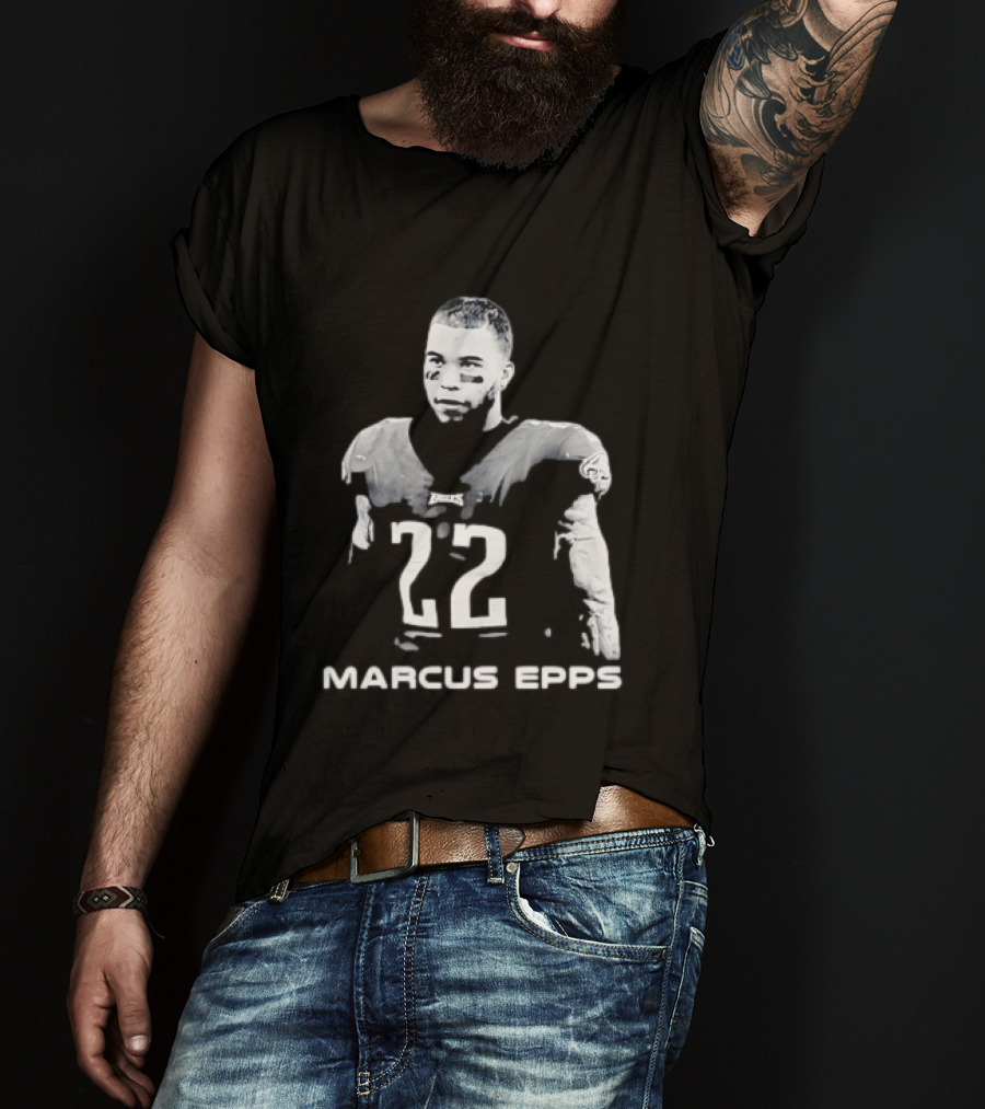 Marcus Epps 22 Philadelphia Eagles NFL Football Player T-Shirt