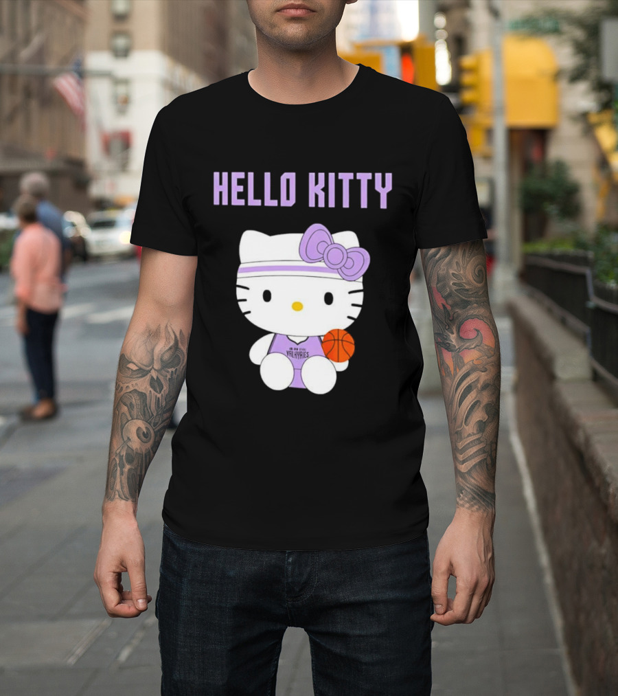 Hello Kitty Basketball Player Golden State Valkyries Collaboration T-Shirt