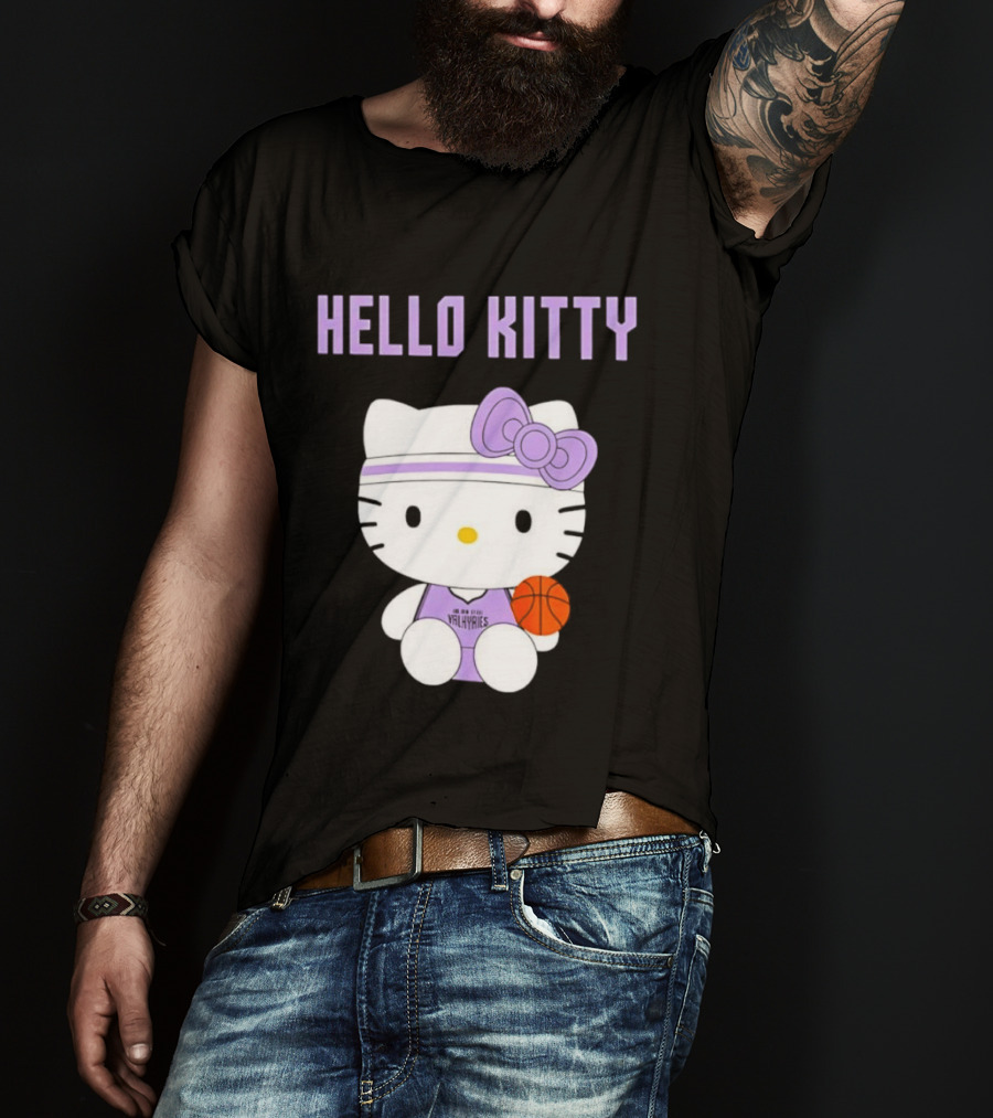 Hello Kitty Basketball Player Golden State Valkyries Collaboration T-Shirt