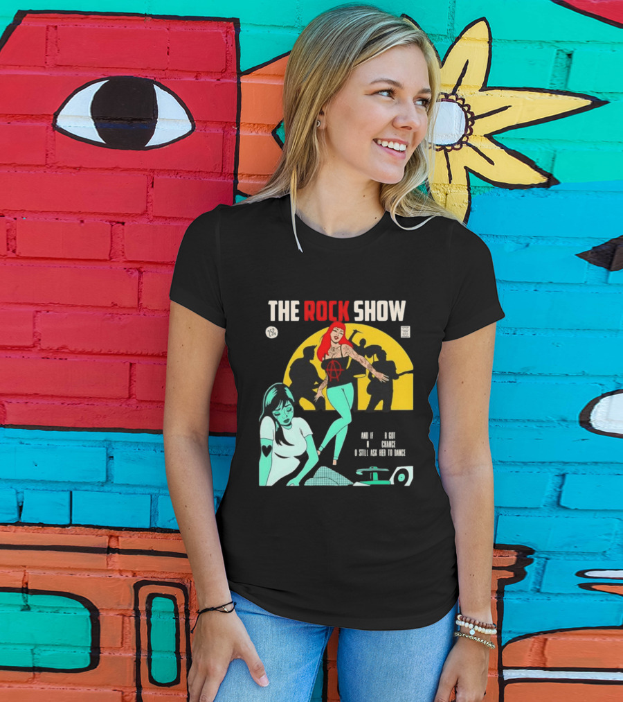 The Rock Show Comic Dance Chance Anarchy Girl Silhouette Scene T-Shirt