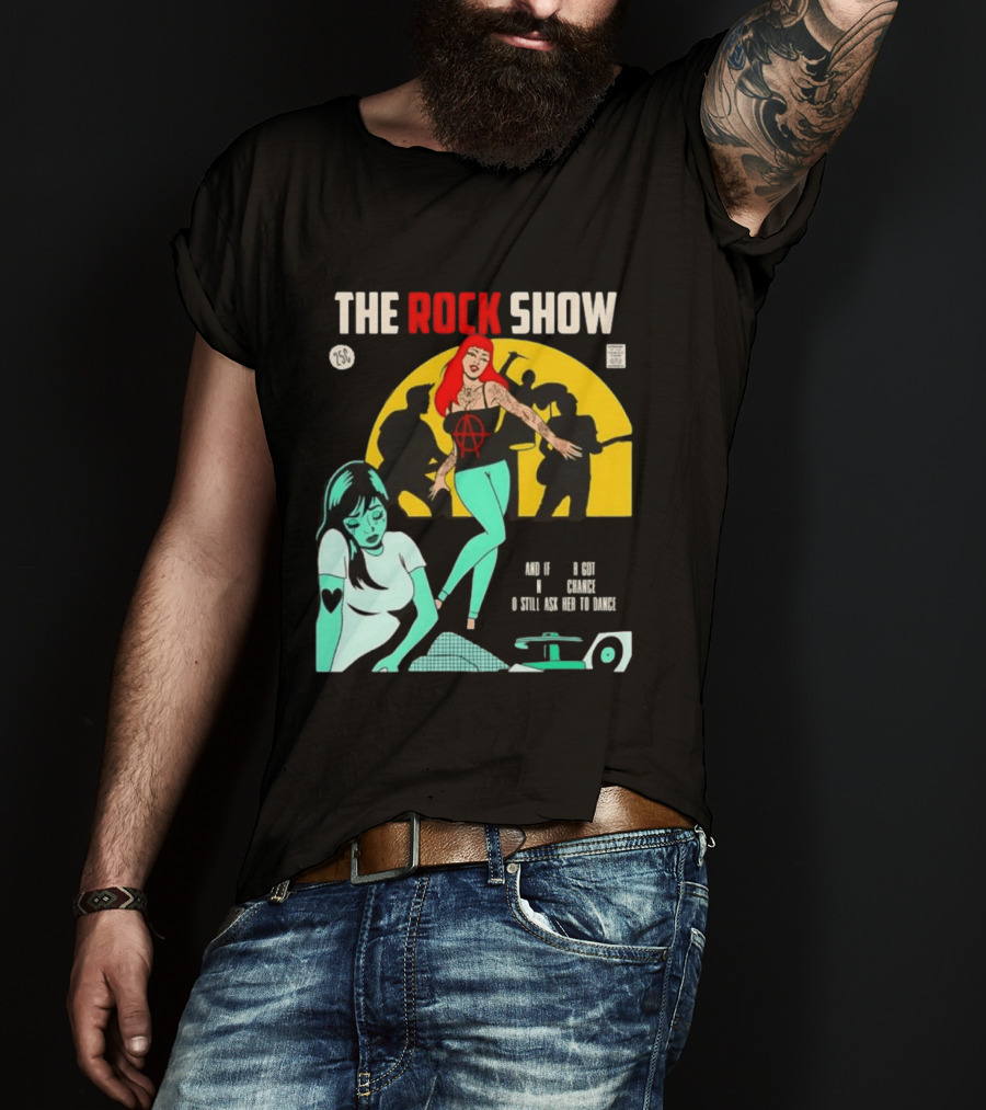 The Rock Show Comic Dance Chance Anarchy Girl Silhouette Scene T-Shirt