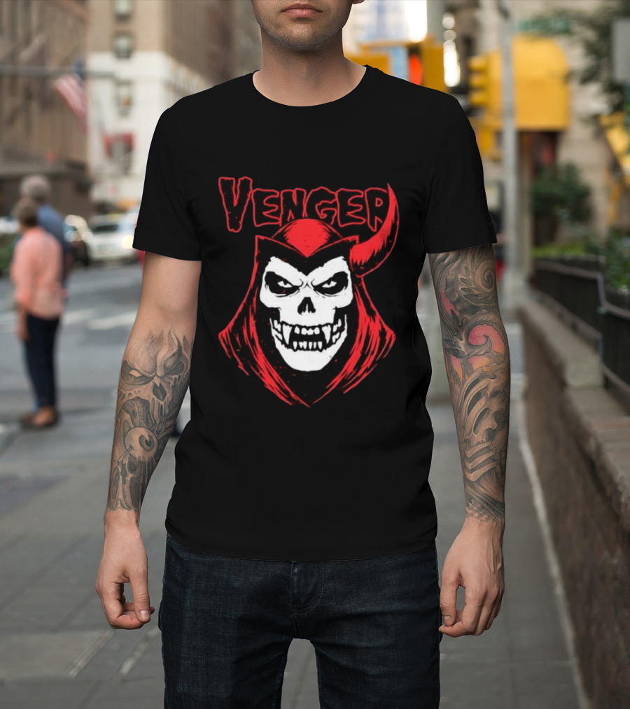 Venger Dungeons And Dragons Evil Villain Skull T-Shirt