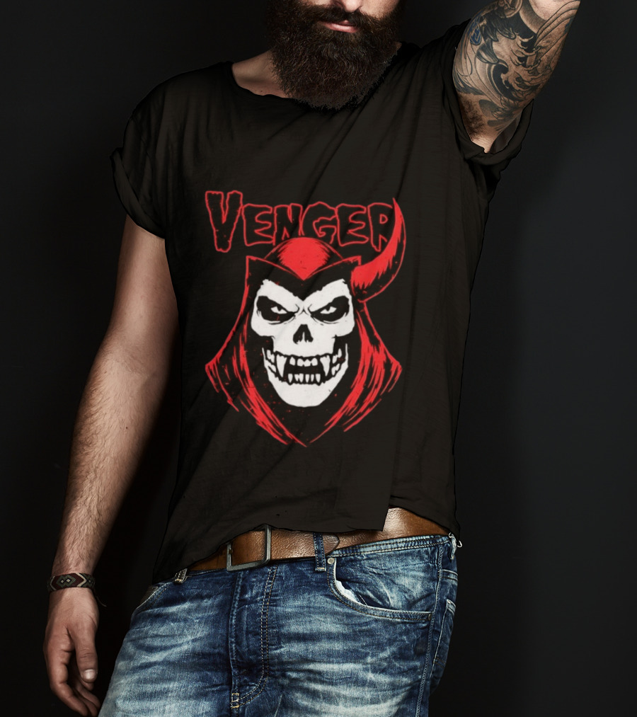 Venger Dungeons And Dragons Evil Villain Skull T-Shirt