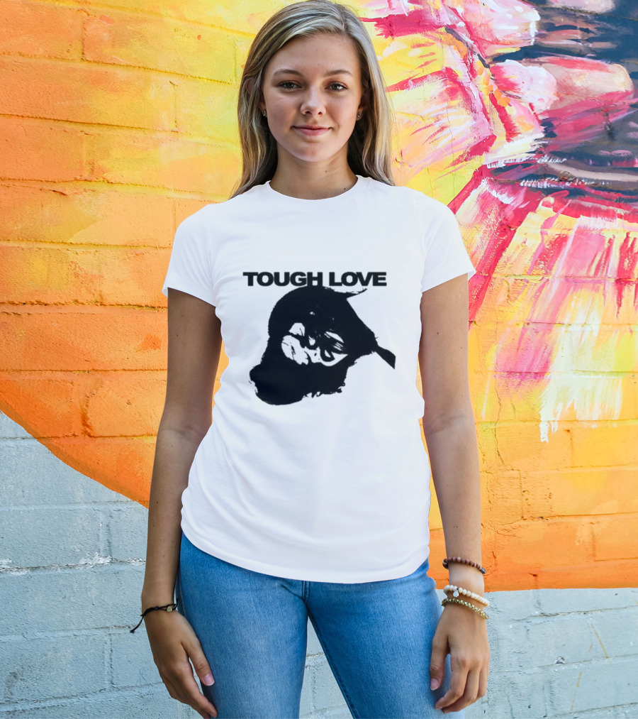 Tough Love Skull With Barbed Wire T-Shirt