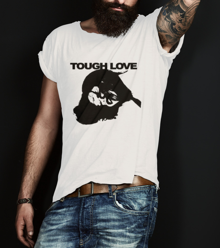 Tough Love Skull With Barbed Wire T-Shirt