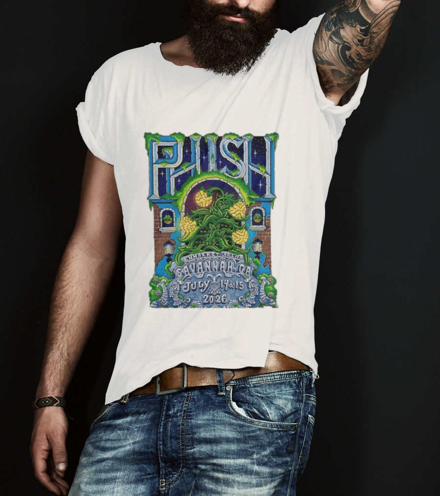 Phish Enmarket Arena Savannah Georgia July 14 15 2026 T-Shirt