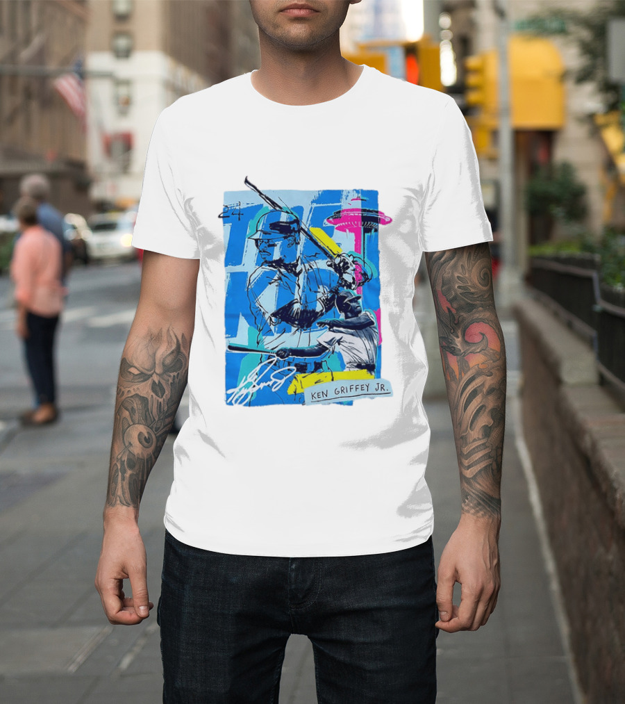 Ken Griffey Jr Seattle Mariners Baseball Legend T-Shirt