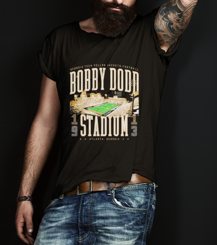 Bobby Dodd Stadium Georgia Tech Yellow Jackets Football Atlanta Georgia 1913 T-Shirt