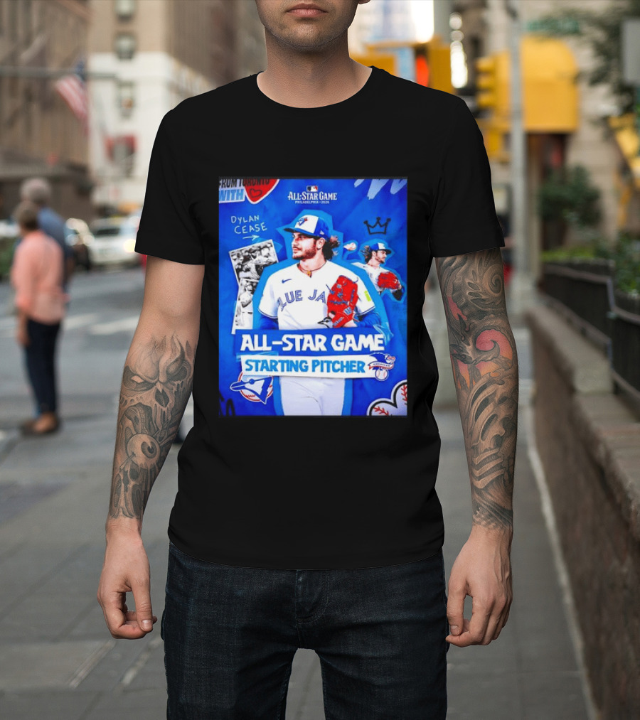 Dylan Cease Blue Jays All Star Game Starting Pitcher Philadelphia 2026 T-Shirt