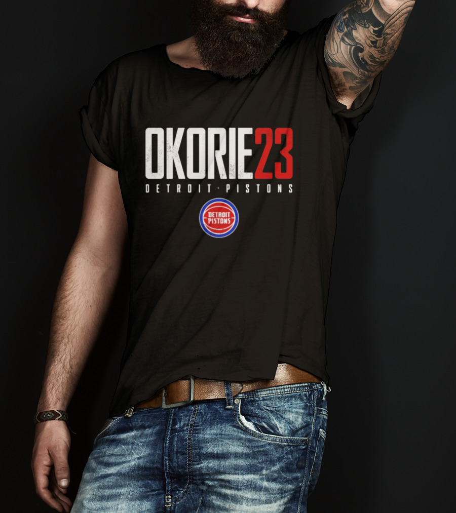 Okorie 23 Detroit Pistons T-Shirt