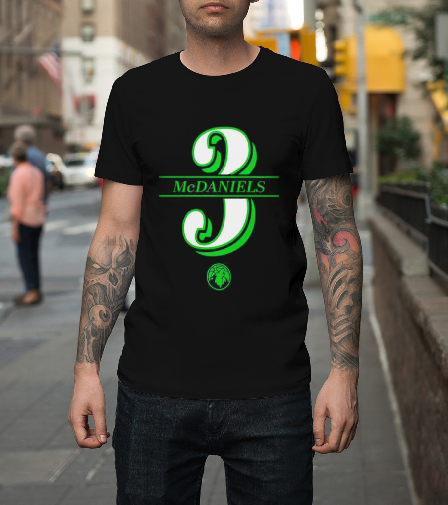 Jaden McDaniels Minnesota Timberwolves 3 McDaniels In The Paint T-Shirt