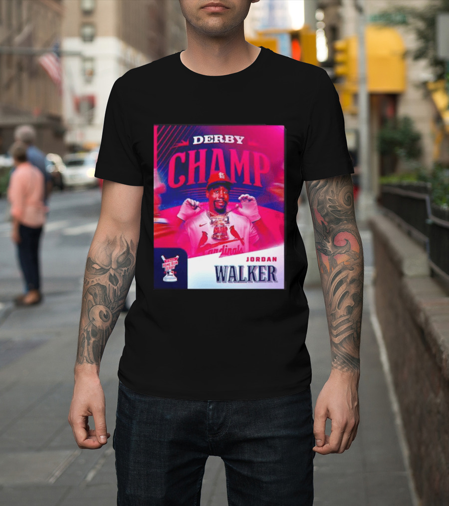 Jordan Walker St Louis Cardinals Home Run Derby Champ 2026 T-Shirt