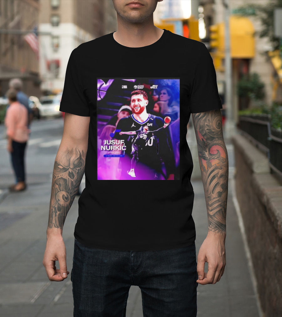 Jusuf Nurkić NBA Utah Jazz Contract 2 Years 22 Million T-Shirt
