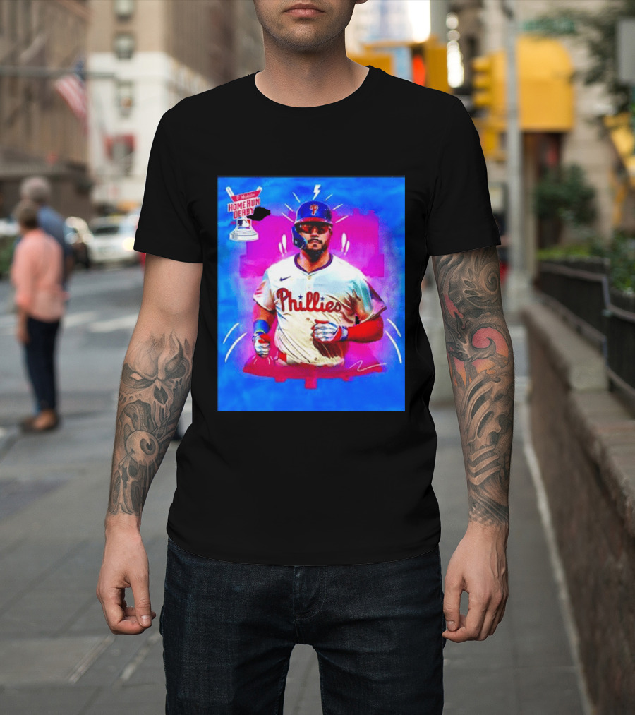 Philadelphia Phillies Kyle Schwarber 2024 Mobile Home Run Derby Highlights T-Shirt