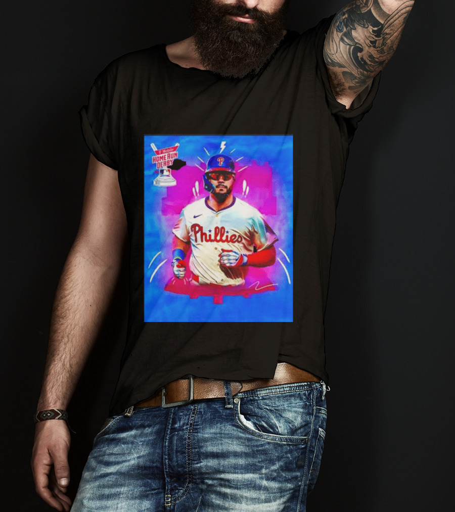 Philadelphia Phillies Kyle Schwarber 2024 Mobile Home Run Derby Highlights T-Shirt