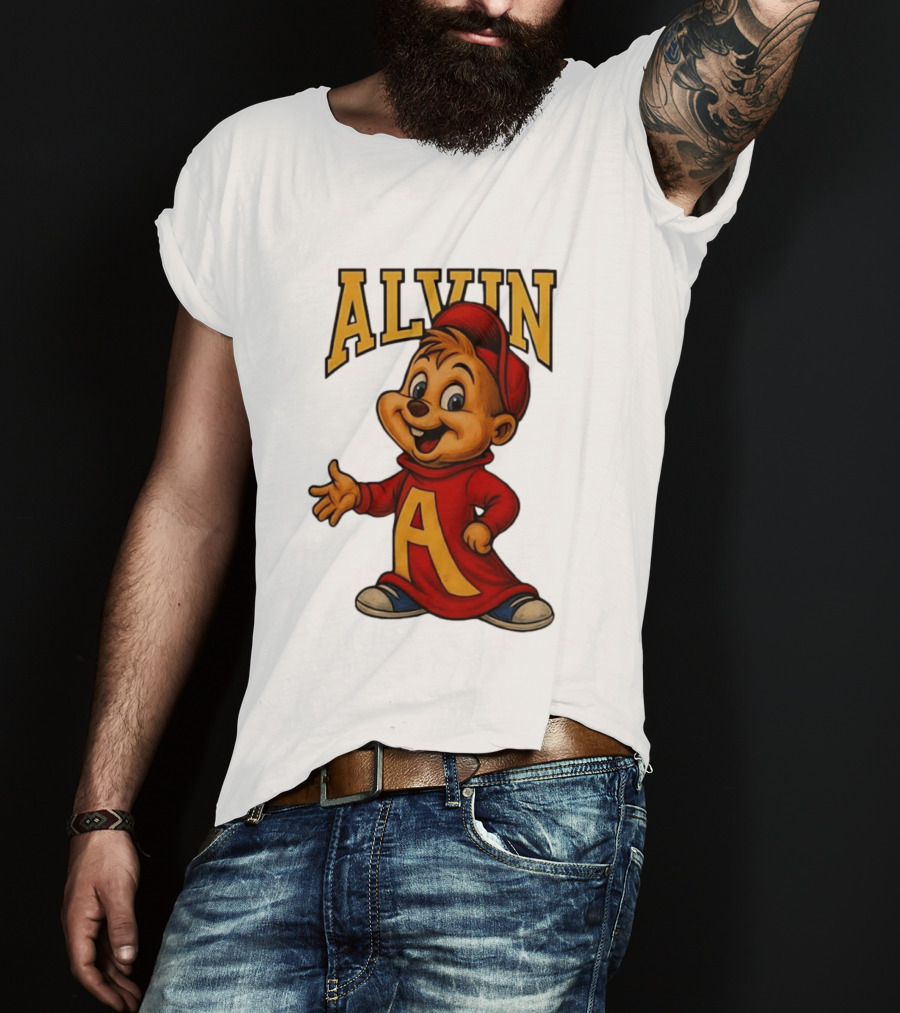 Alvin And The Chipmunks Alvin Character With Standing A T-Shirt