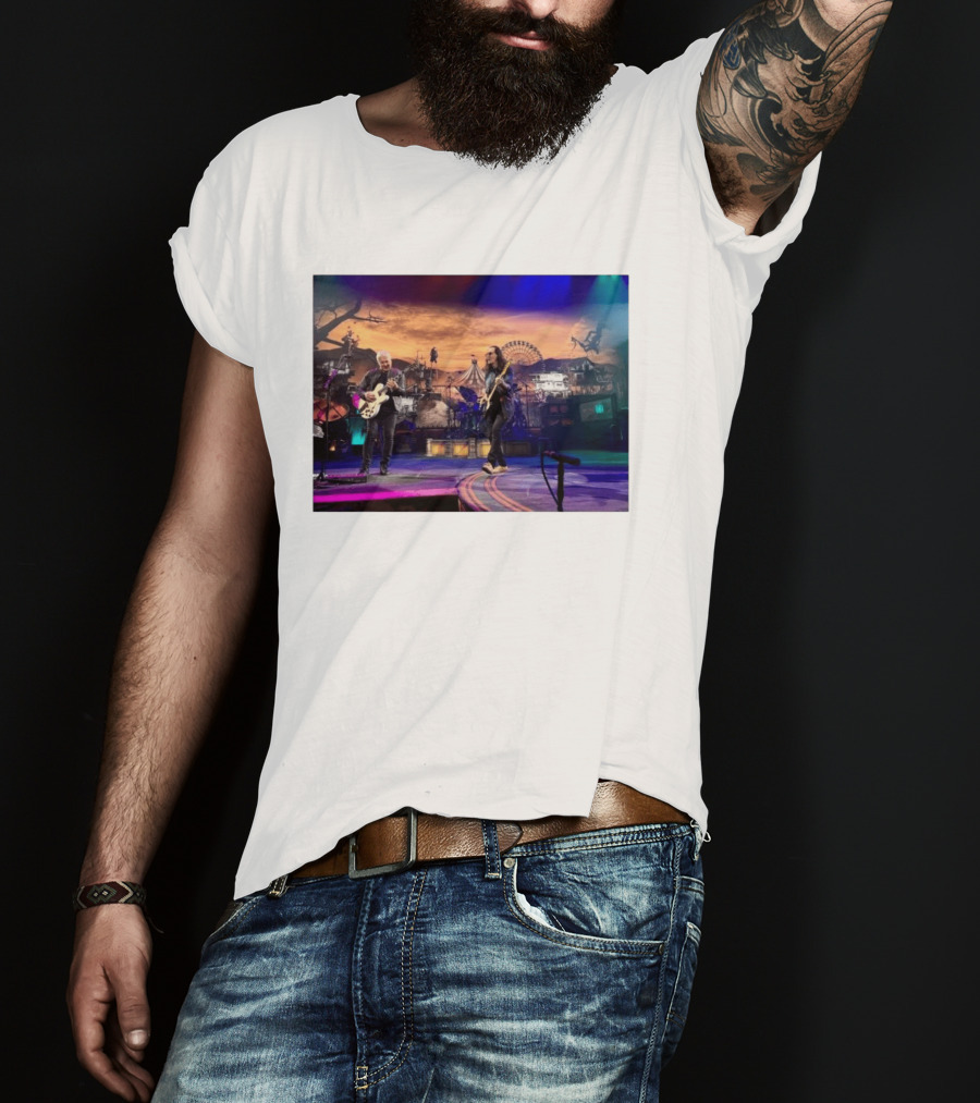 Fifty Something Rock Canada Rush Alex Lifeson Geddy Lee Thank You Texas Concert Memories T-Shirt