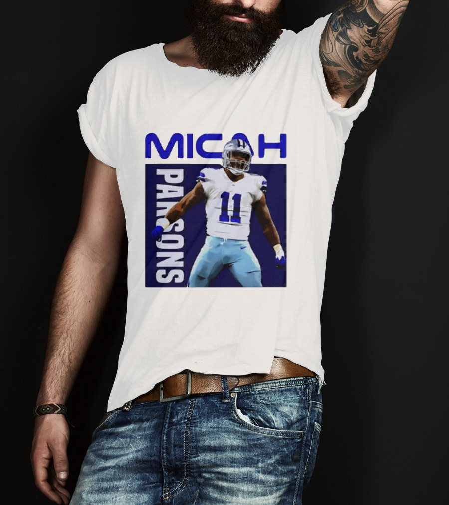 Micah Parsons Dallas Cowboys Number 11 NFL Football Star T-Shirt