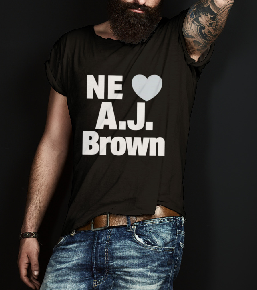 Philadelphia Eagles NE Heart A.J. Brown T-Shirt