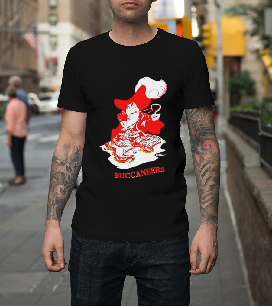 Captain Hook Buccaneers Pirate Tampa Bay T-Shirt