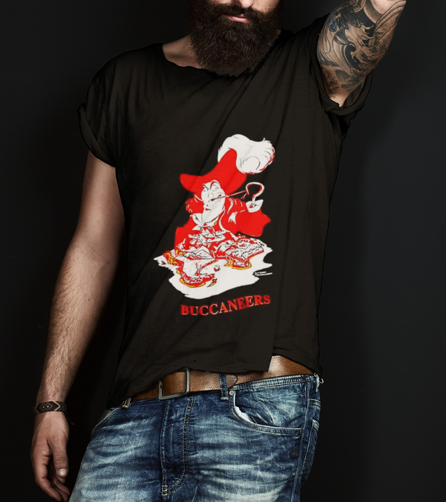 Captain Hook Buccaneers Pirate Tampa Bay T-Shirt
