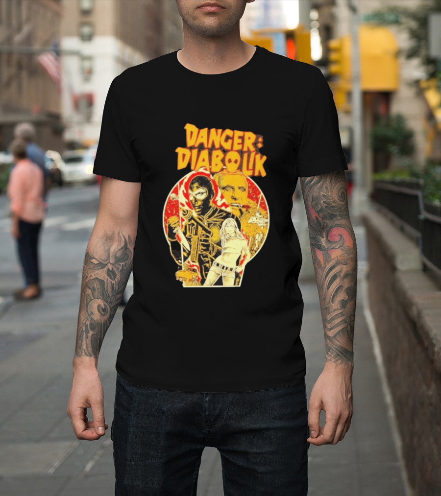 Danger Diabolik Italian Comic Mario Bava T-Shirt